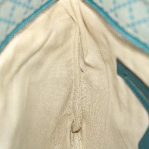 GUCCI Diamante Shoulder Bag PVC Leather Light Blue 295257 Auth bs7152 - Picture 12 of 16